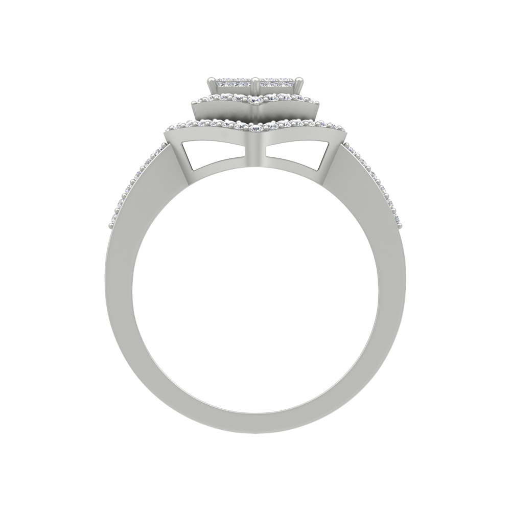 Mandala Cocktail Ring In 925 Sterling Silver - Eight
