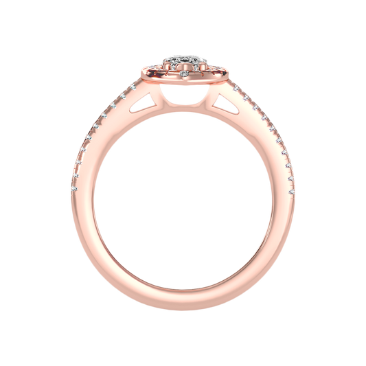 Marquise Shaped Diamond Ring - Two