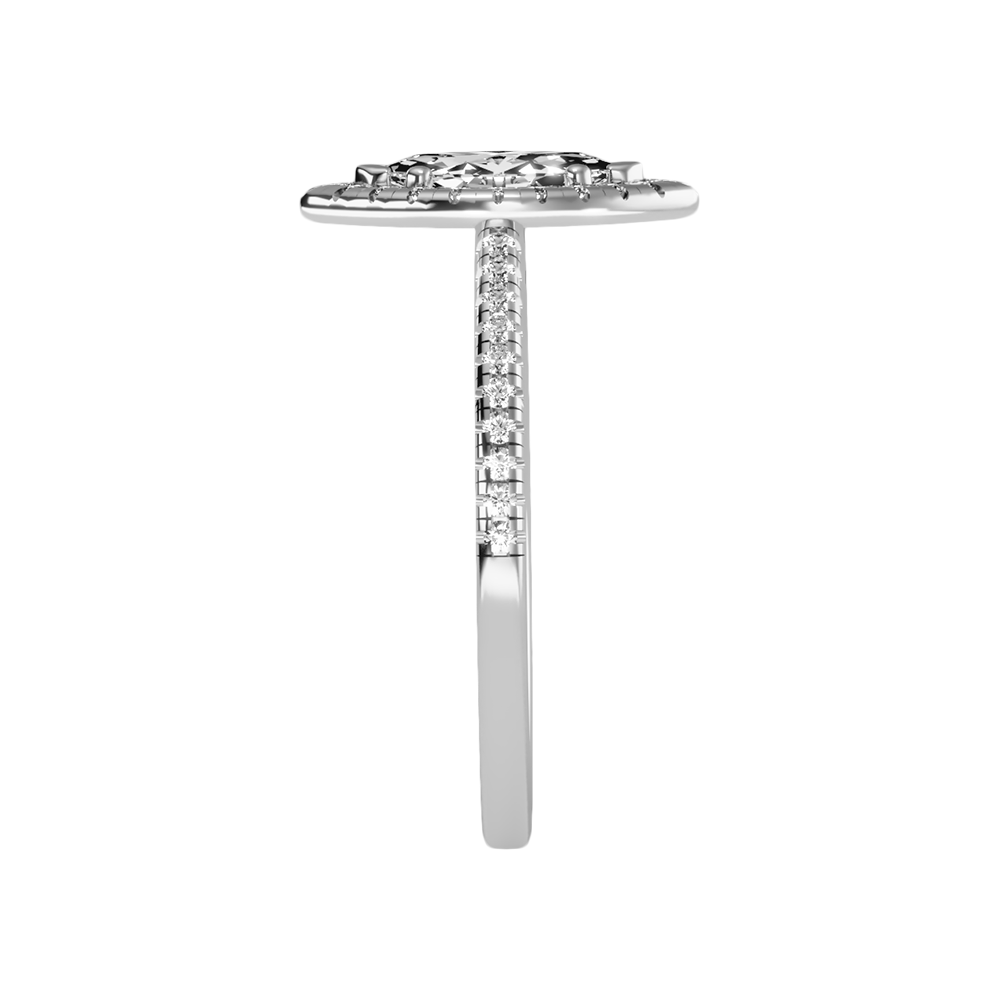 Marquise Shaped Diamond Ring - Seven