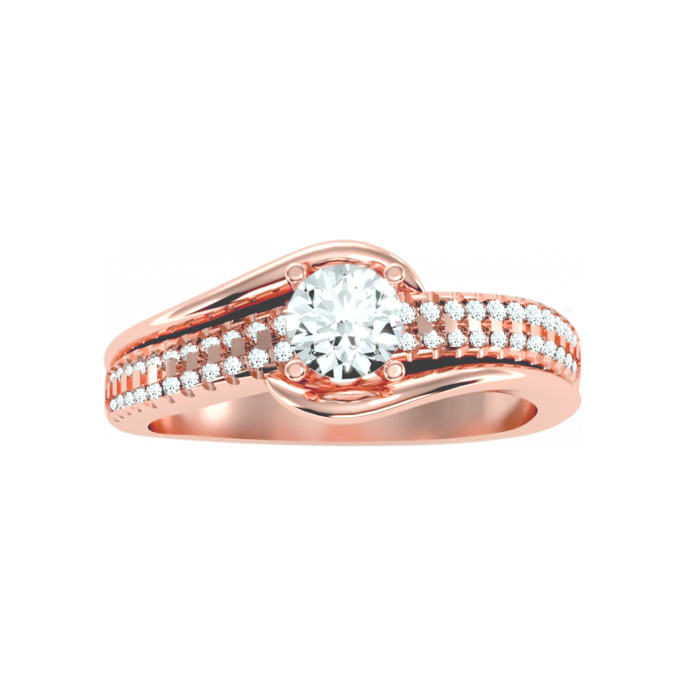 Marvellous Solitaire Ring In 925 Sterling Silver - Twelve