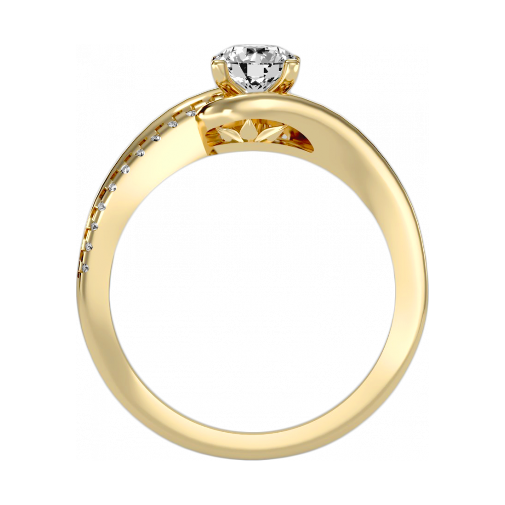 Marvellous Solitaire Ring In 925 Sterling Silver - Five