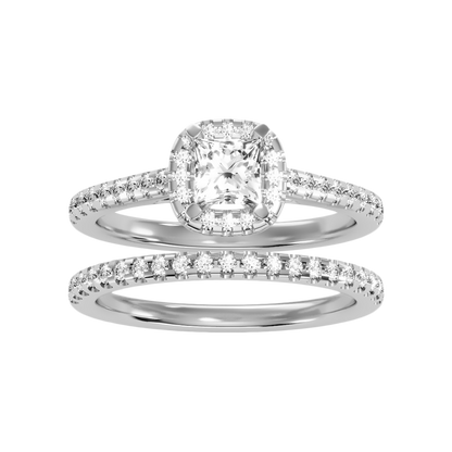 Marvellou Bridal Ring Set In 925 Sterling Silver - Two