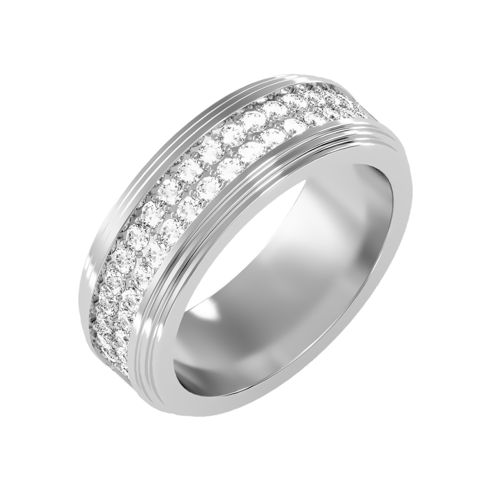 Marvelous Men's Broad Band Ring - One