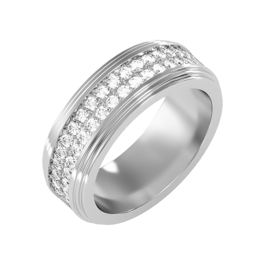 Marvelous Men's Broad Band Ring - One