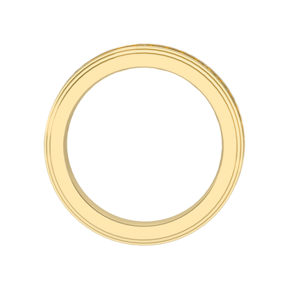 Marvelous Men's Broad Band Ring - Twelve