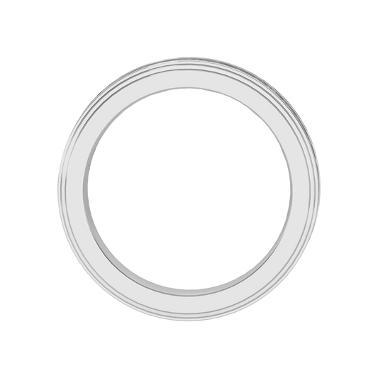Marvelous Men's Broad Band Ring - Two