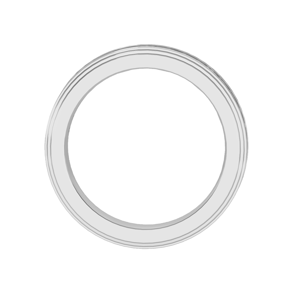 Marvelous Men's Broad Band Ring In 925 Sterling Silver - Two