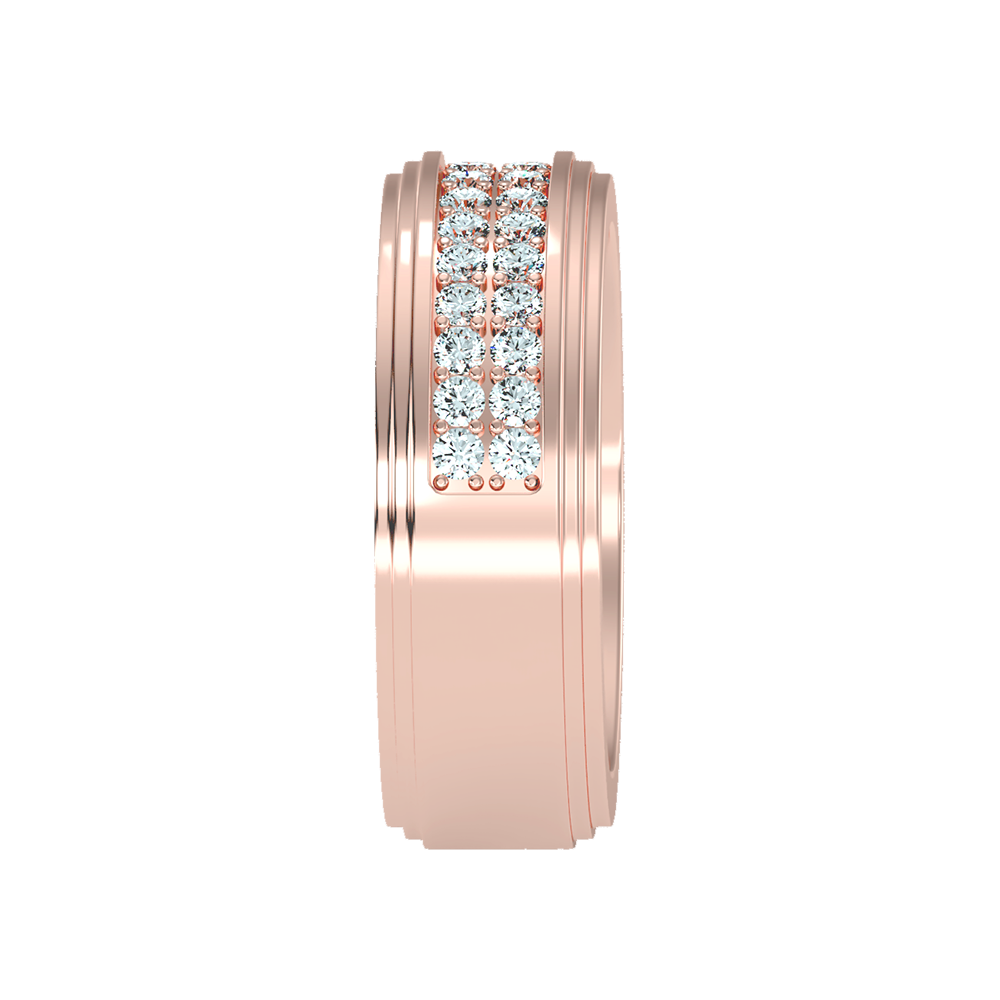 Marvelous Men's Broad Band Ring - Seven