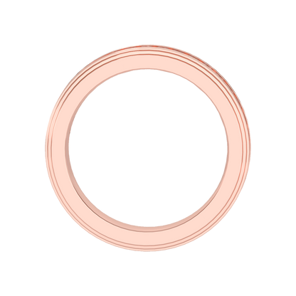 Marvelous Men's Broad Band Ring - Eight