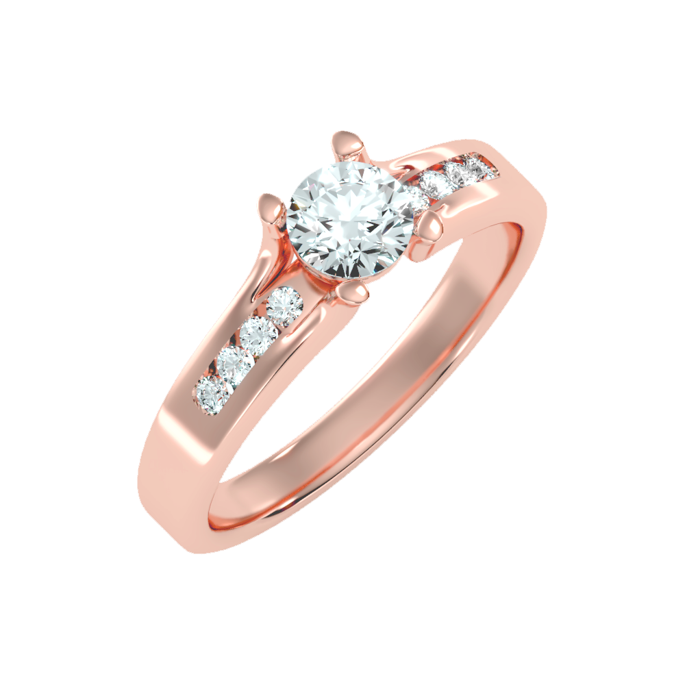 Marvelous Solitaire Ring In 925 Sterling Silver - One