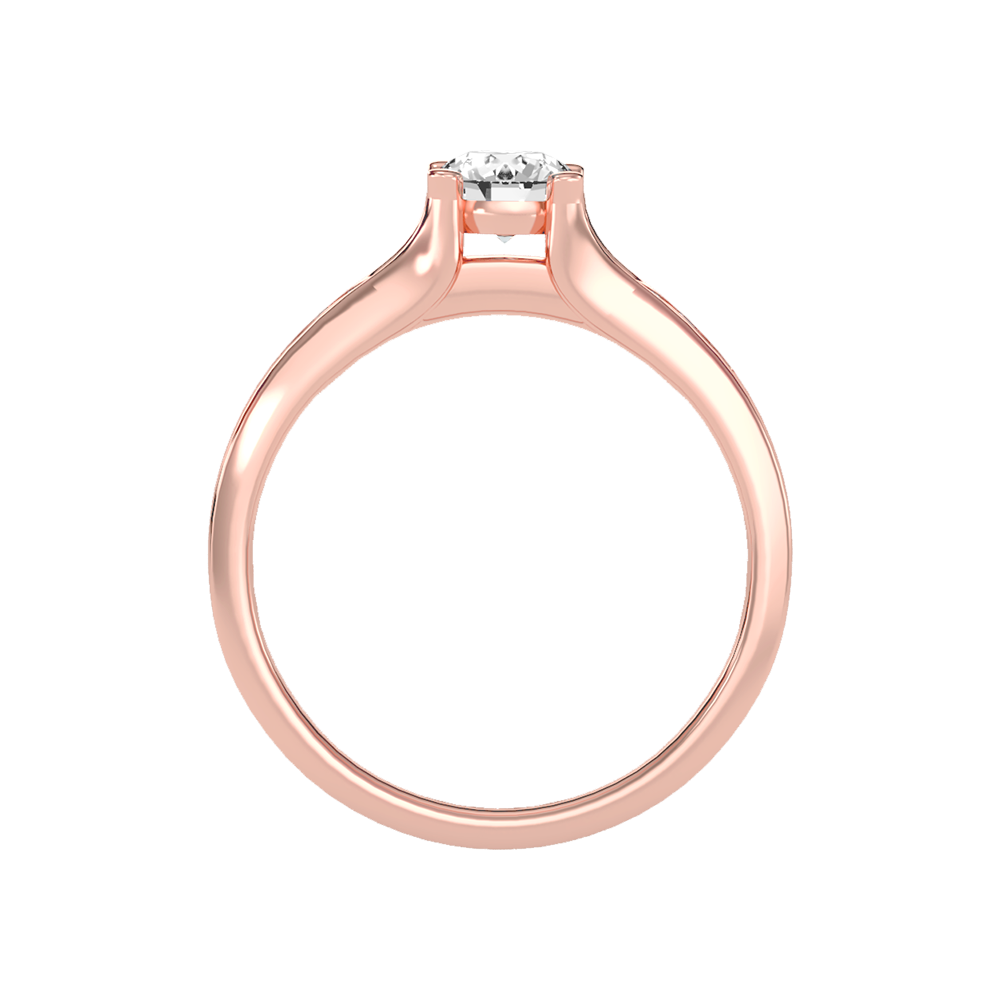 Marvelous Solitaire Ring In 925 Sterling Silver - Two