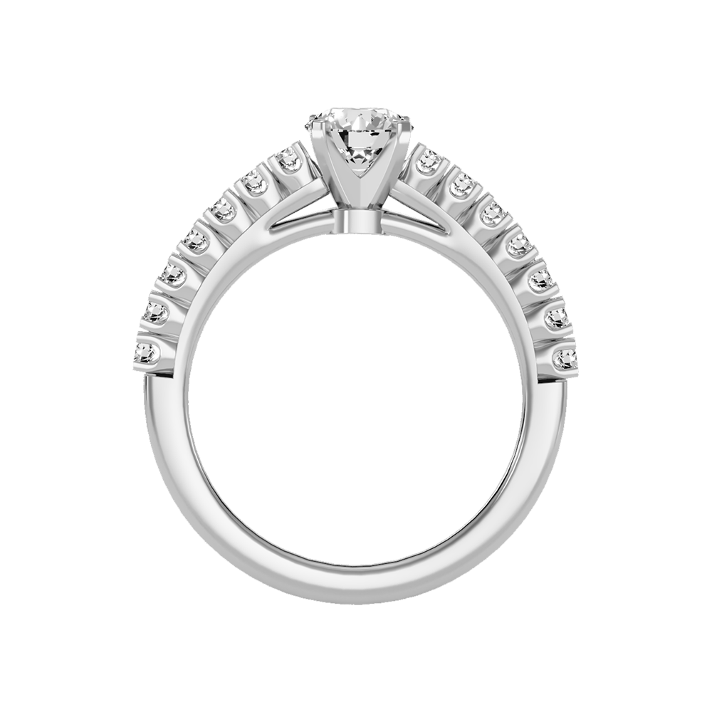 May Flower Solitaire Ring - Two