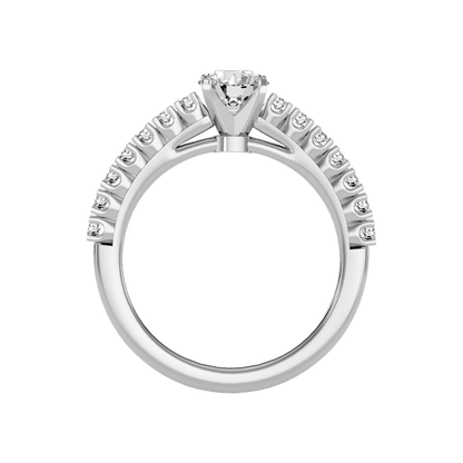 May Flower Solitaire Ring - Two