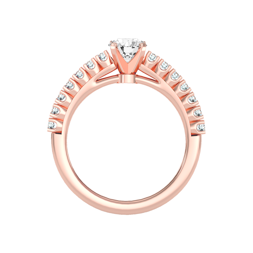 May Flower Solitaire Ring - Six