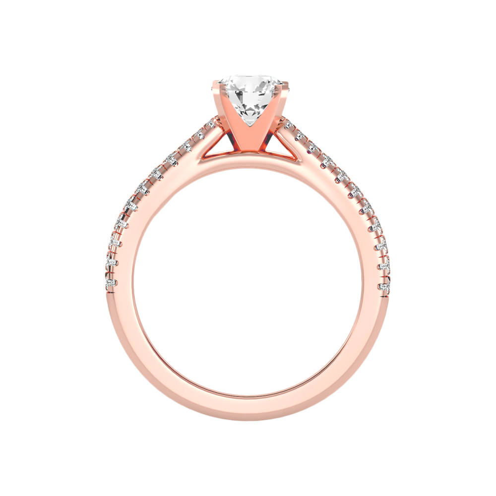 Mazica Solitaire Ring In 925 Sterling Silver - Six
