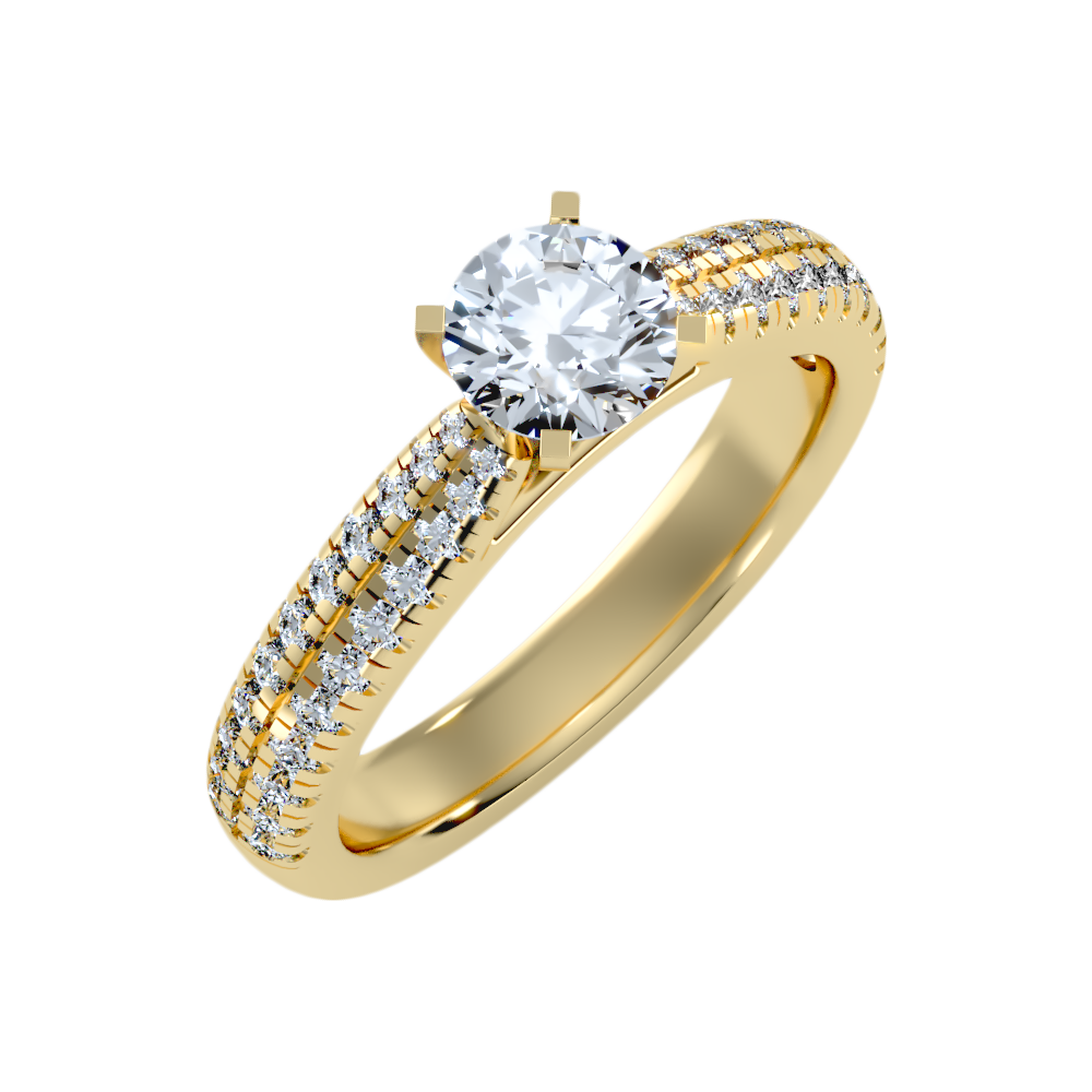 Mazica Solitaire Ring In 925 Sterling Silver - Nine