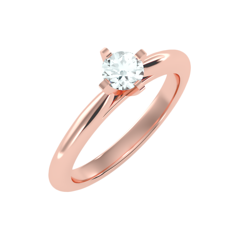 Mellifluous Solitaire Ring - Five