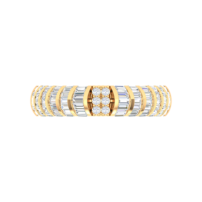 Meravellos Broad Band Ring In 925 Sterling Silver - Ten
