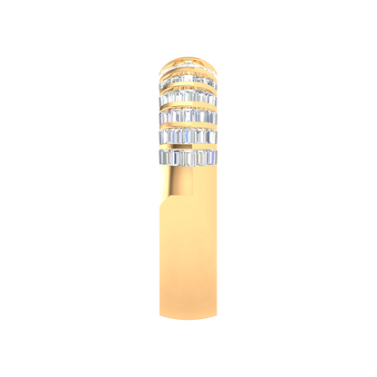 Meravellos Broad Band Ring In 925 Sterling Silver - Eleven