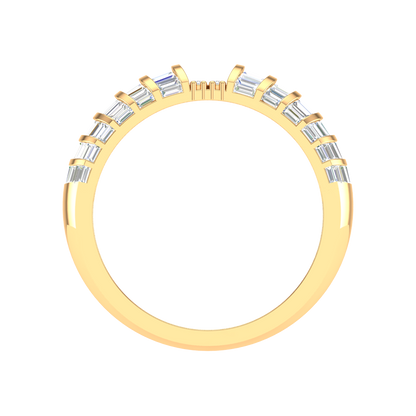 Meravellos Broad Band Ring In 925 Sterling Silver - Twelve