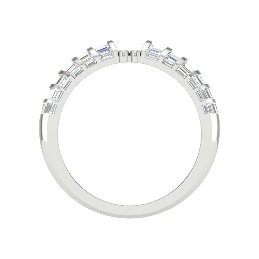 Meravellos Broad Band Ring In 925 Sterling Silver - Eight
