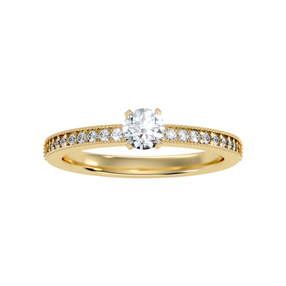 Mercy Solitaire Ring In 925 Sterling Silver - Ten
