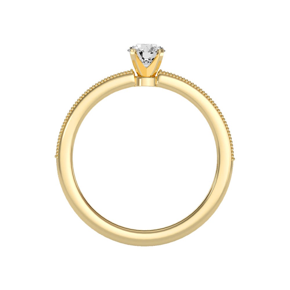 Mercy Solitaire Ring In 925 Sterling Silver - Twelve