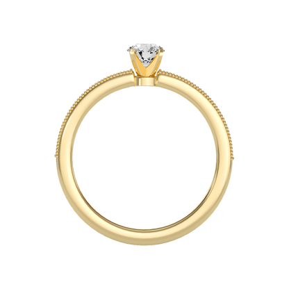 Mercy Solitaire Ring In 925 Sterling Silver - Twelve