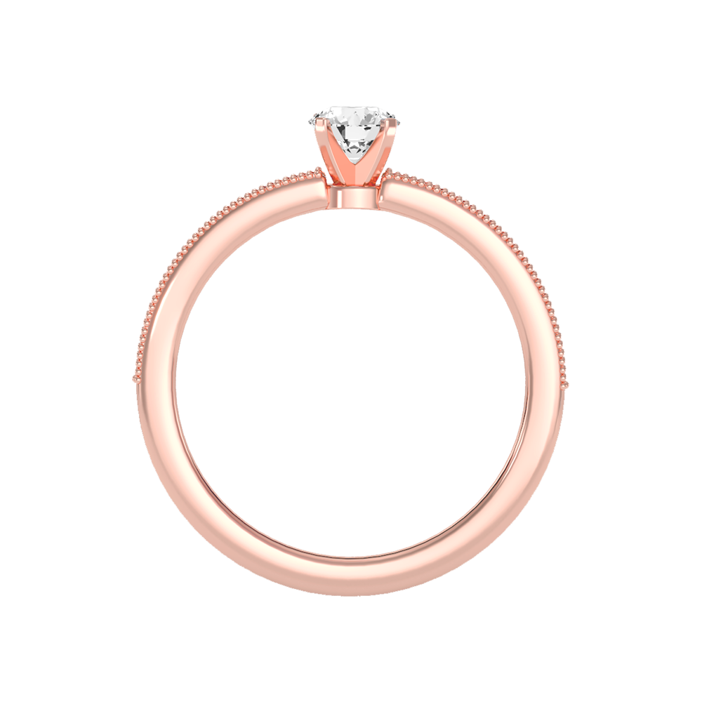Mercy Solitaire Ring In 925 Sterling Silver - Six