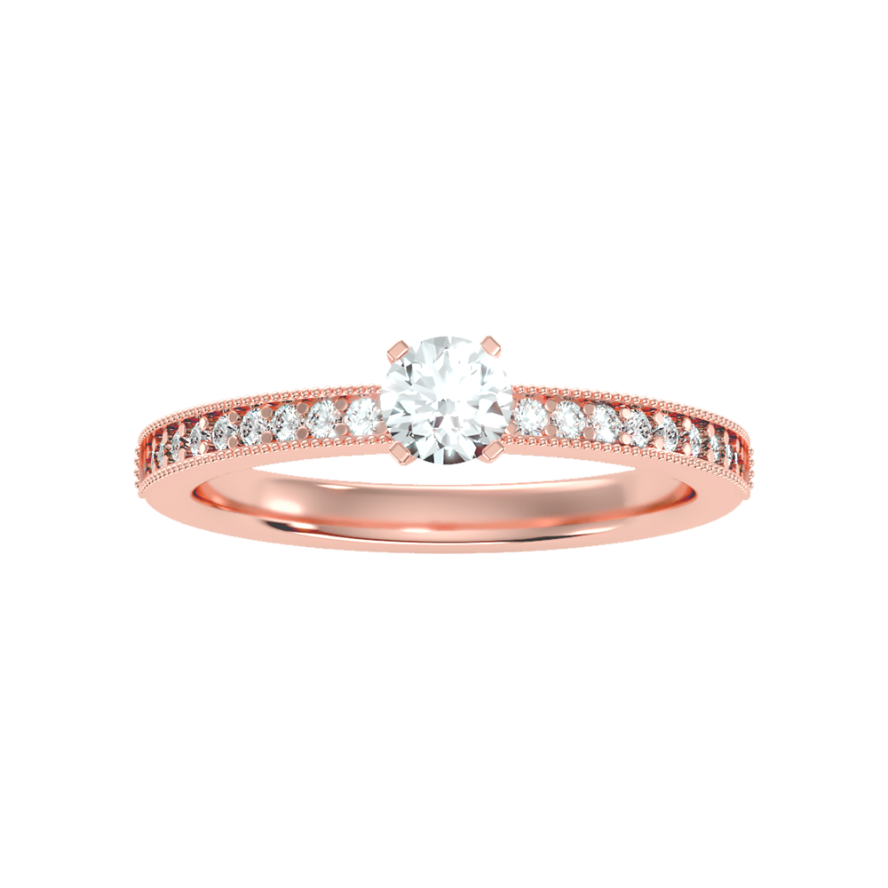 Mercy Solitaire Ring In 925 Sterling Silver - Seven