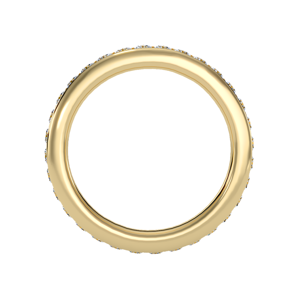 Mesmerizing Eternity Band In 925 Sterling Silver - Two