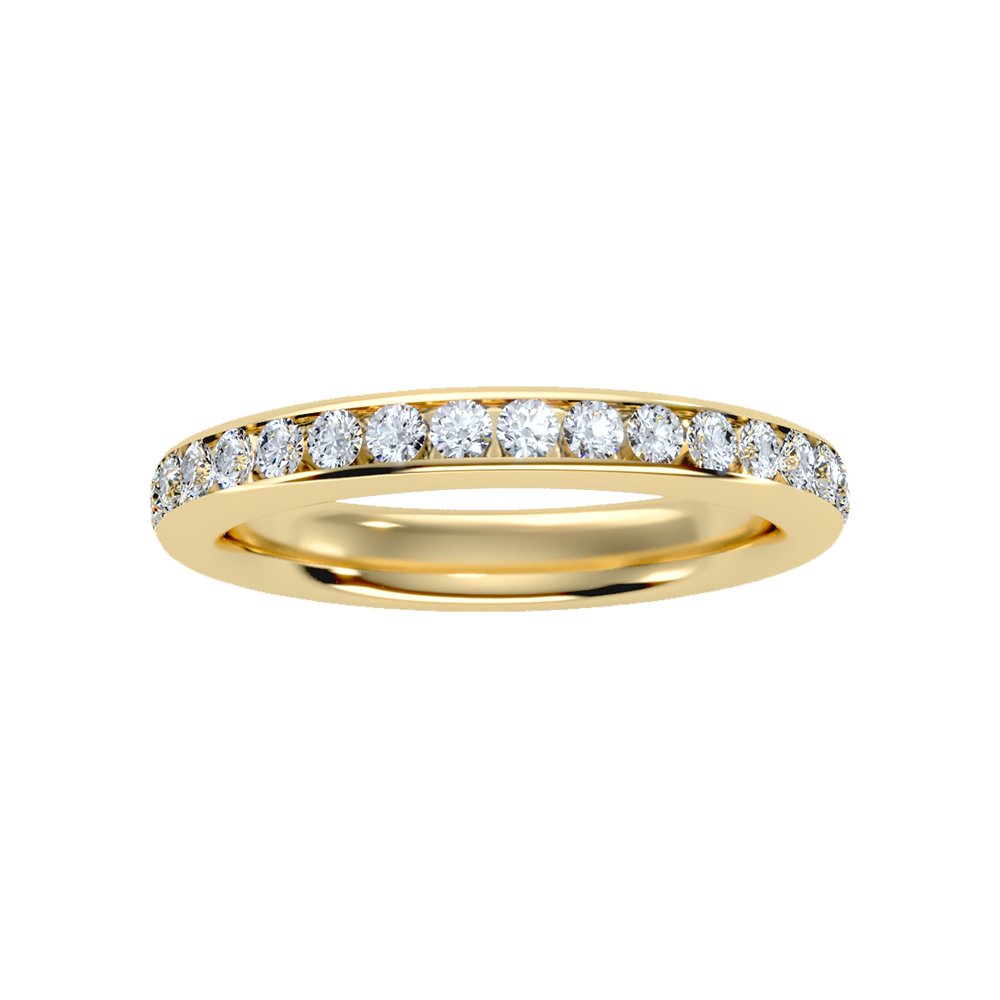 Mesmerizing Eternity Band In 925 Sterling Silver - Three