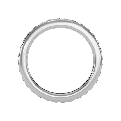 Mesmerizing Eternity Band In 925 Sterling Silver - Eight