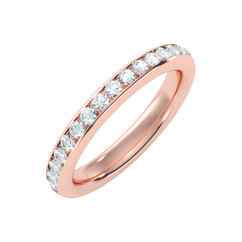 Mesmerizing Eternity Band In 925 Sterling Silver - Nine