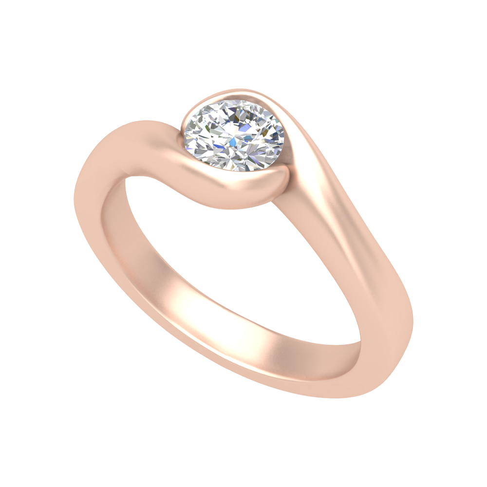 Mesmerizing Solitaire Ring - One