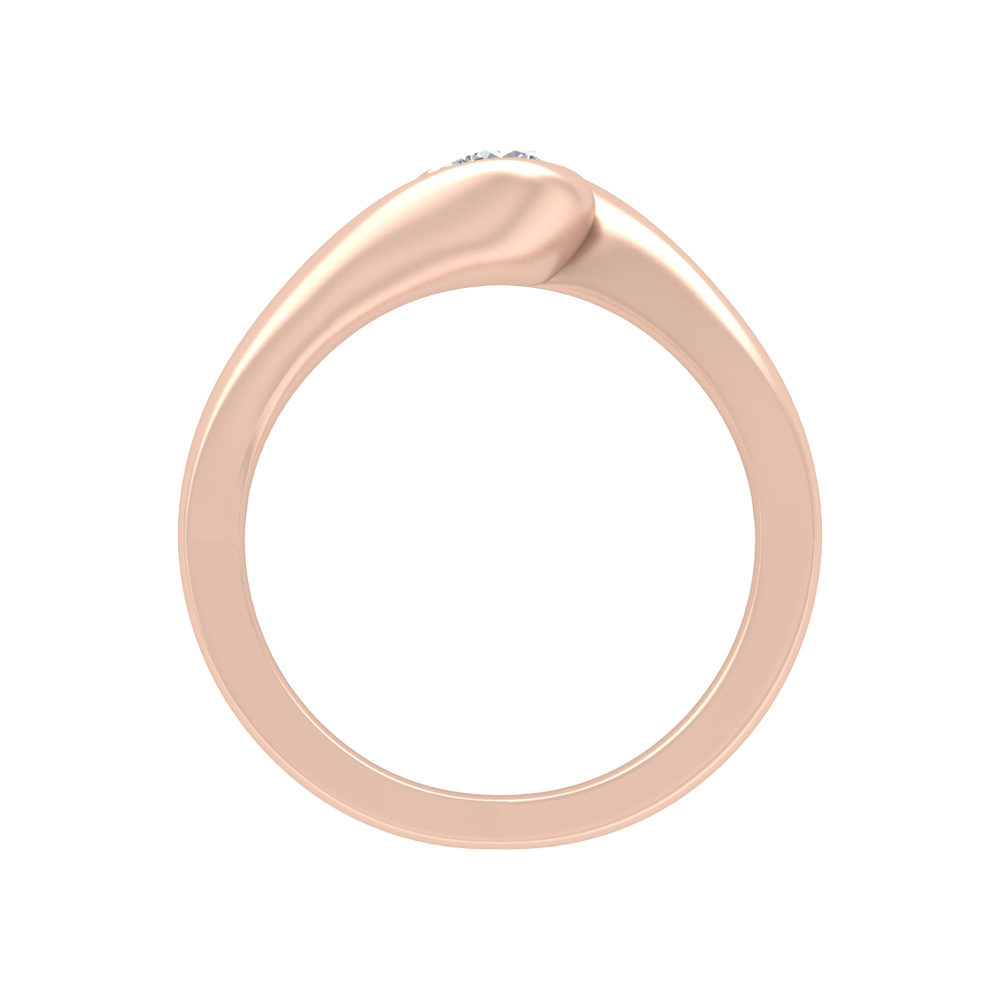 Mesmerizing Solitaire Ring In 925 Sterling Silver - Four
