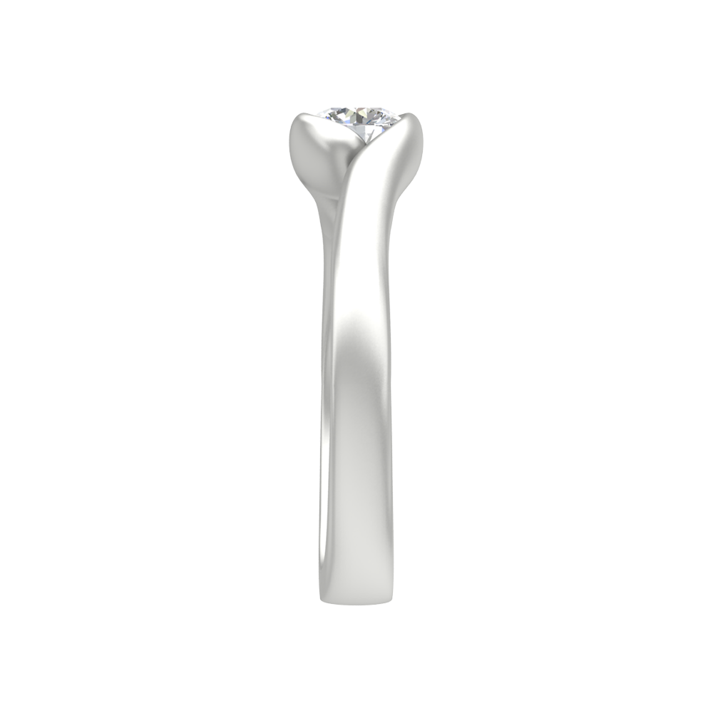 Mesmerizing Solitaire Ring In 925 Sterling Silver - Seven