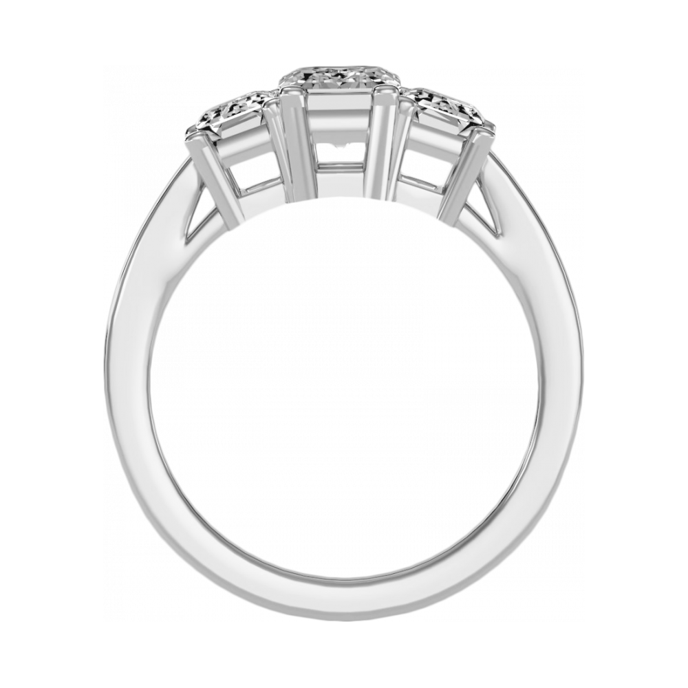 Mesmerizing Three Stone Ring - One