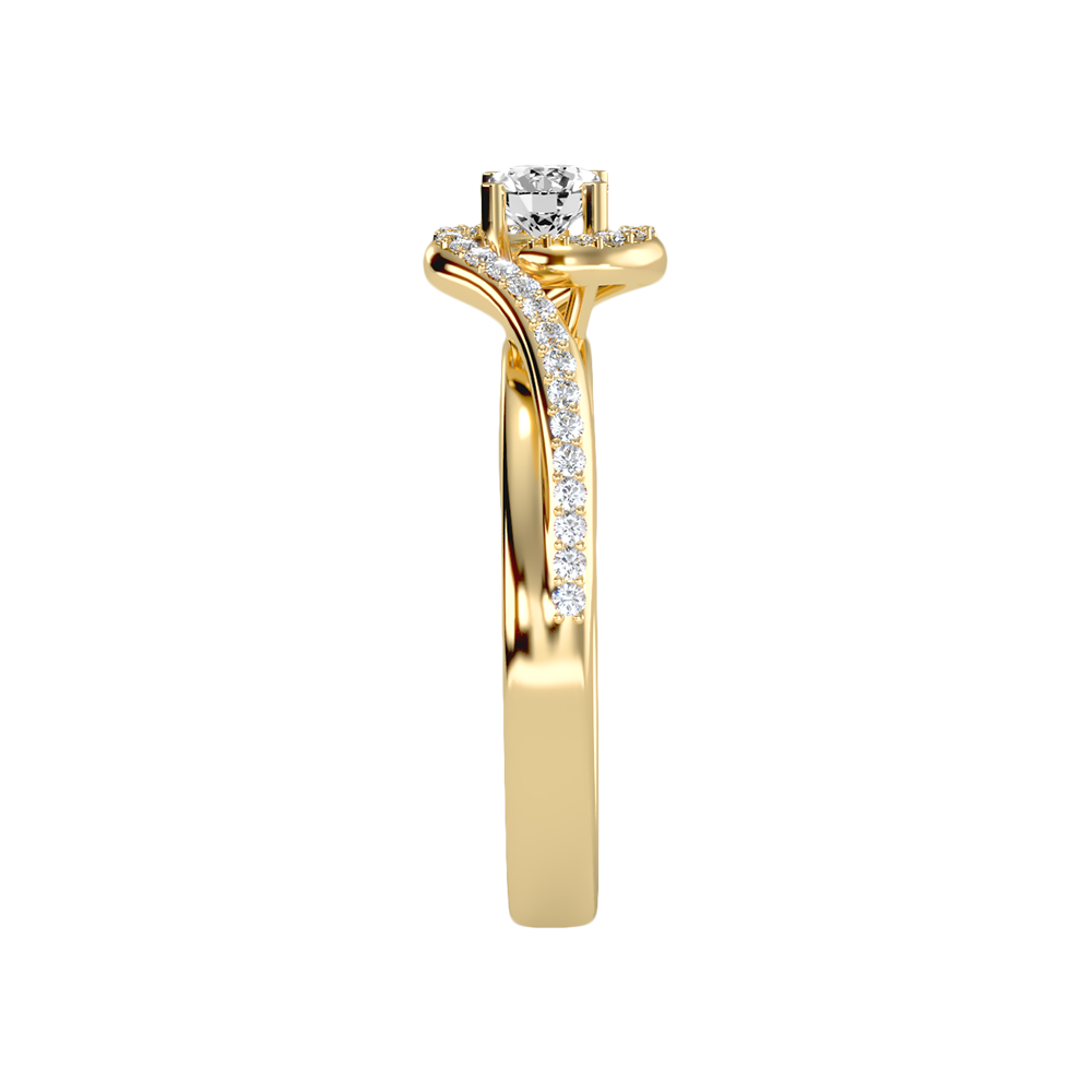 Milagro Halo Ring In 925 Sterling Silver - Eleven