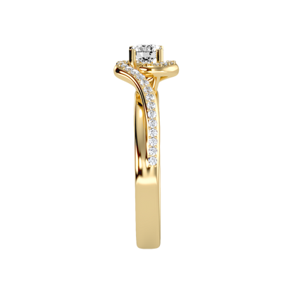Milagro Halo Ring In 925 Sterling Silver - Eleven