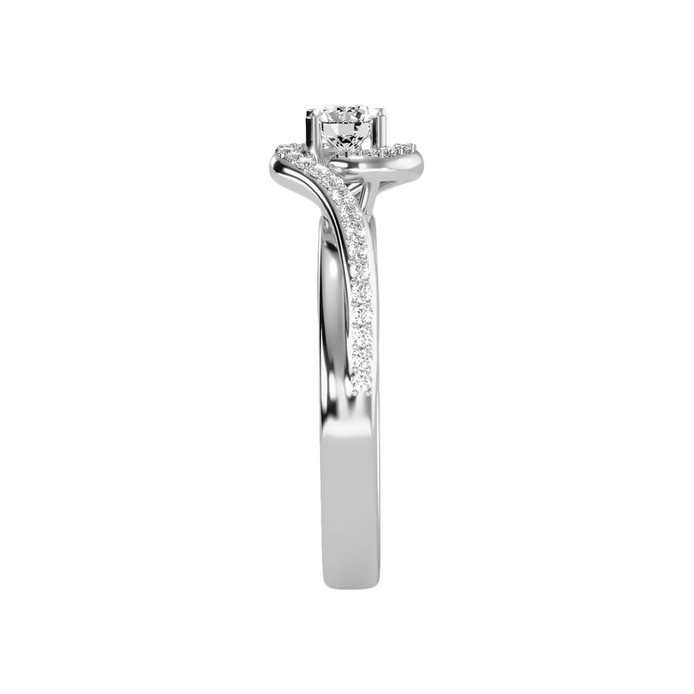 Milagro Halo Ring In 925 Sterling Silver - Eight
