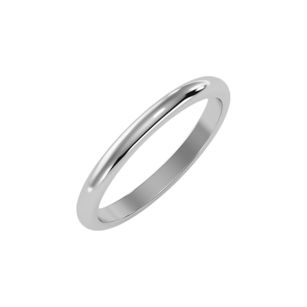 Milla Ultra Thin Round Band. - Two