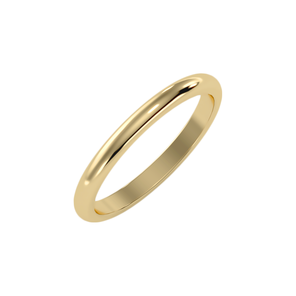 Milla Ultra Thin Round Band. - Six