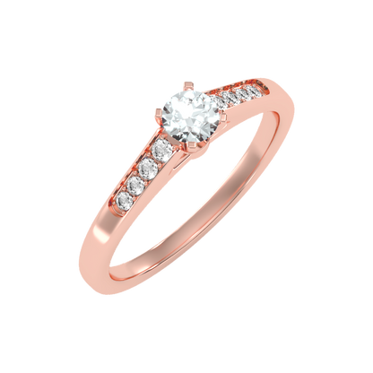 Mind Blowing Solitaire Ring In 925 Sterling Silver - One
