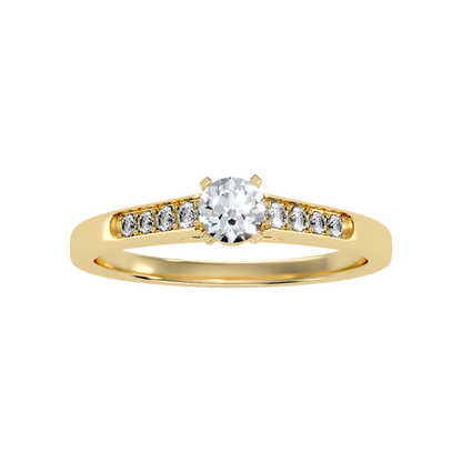 Mind Blowing Solitaire Ring - Ten
