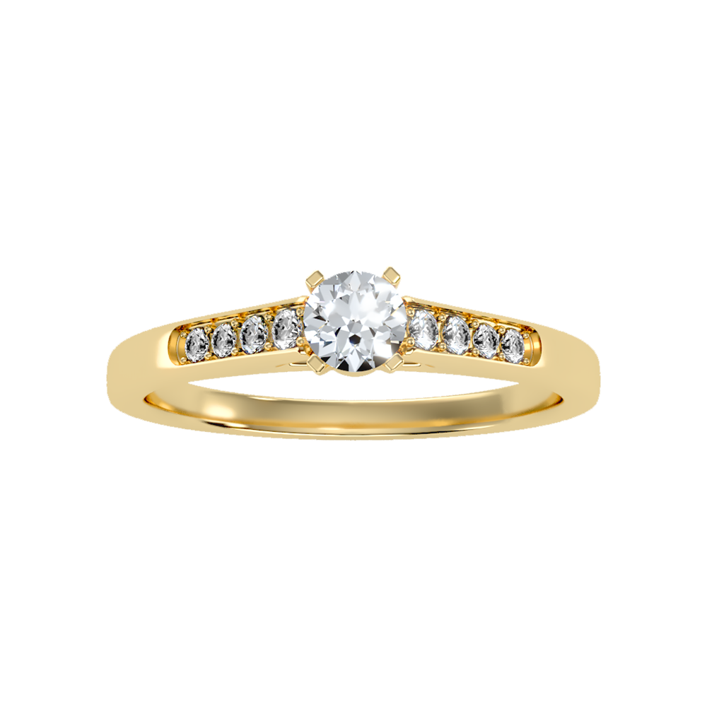 Mind Blowing Solitaire Ring In 925 Sterling Silver - Ten