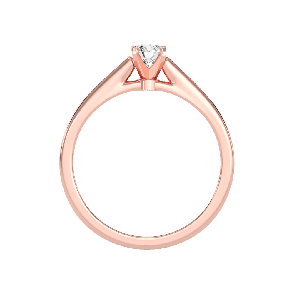 Mind Blowing Solitaire Ring In 925 Sterling Silver - Two