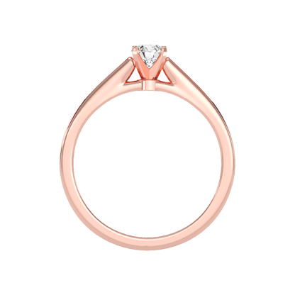 Mind Blowing Solitaire Ring In 925 Sterling Silver - Two