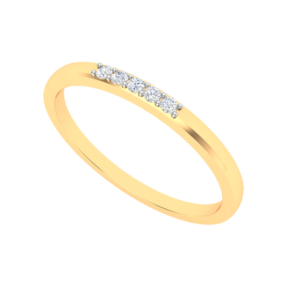 Mirinda Stackable Ring In 925 Sterling Silver - Nine