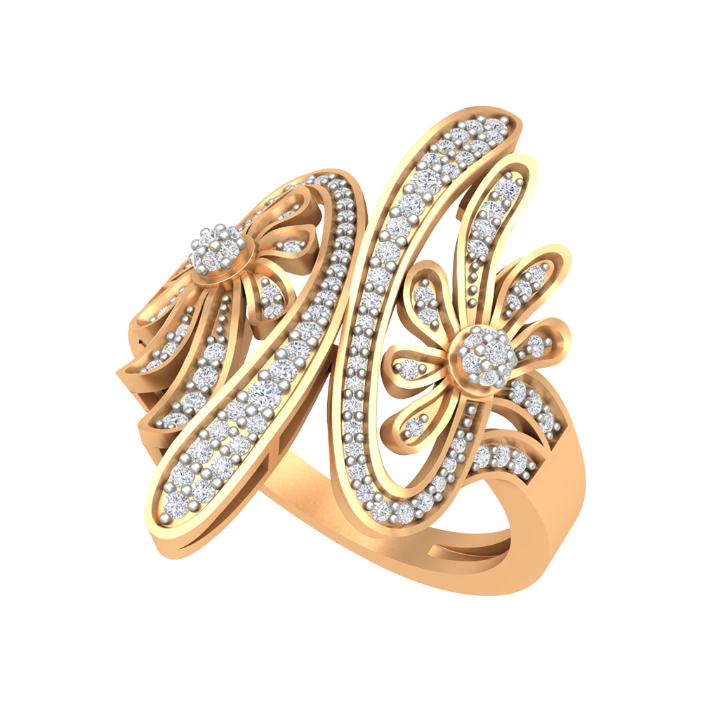 Mojito Stylish Diamond Ring - One